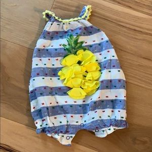 Mudpie Pineapple Romper